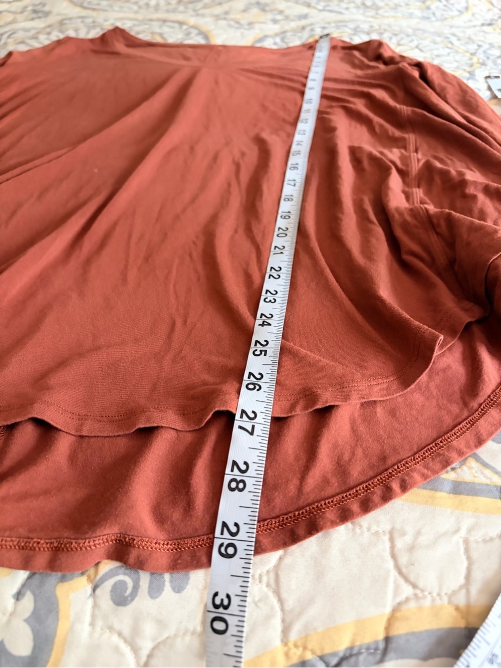 Lululemon Up for Down Time Long Sleeve,
Dark Terracotta, size 10 - Picture 8 of 11